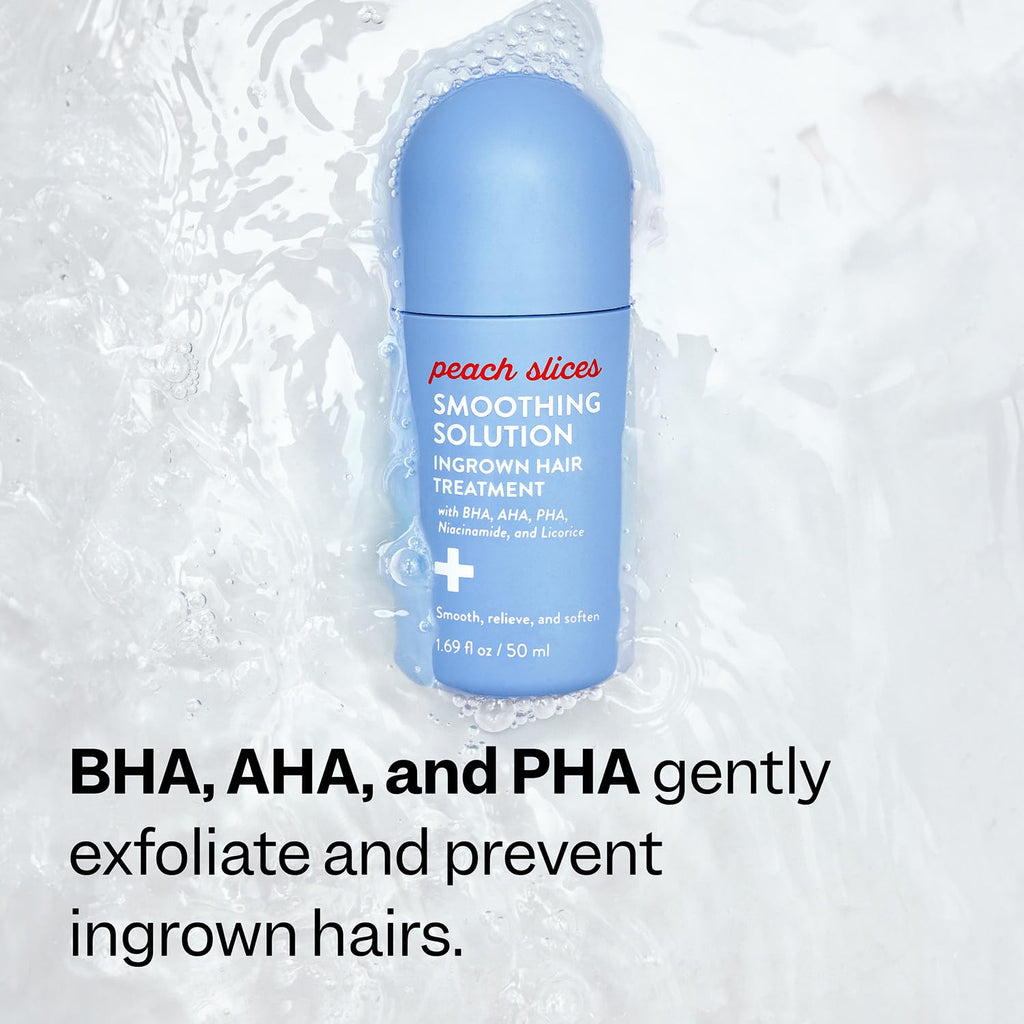 Peach Slices Ingrown Hair Treatment – Smoothing Solution with BHA, AHA & Niacinamide