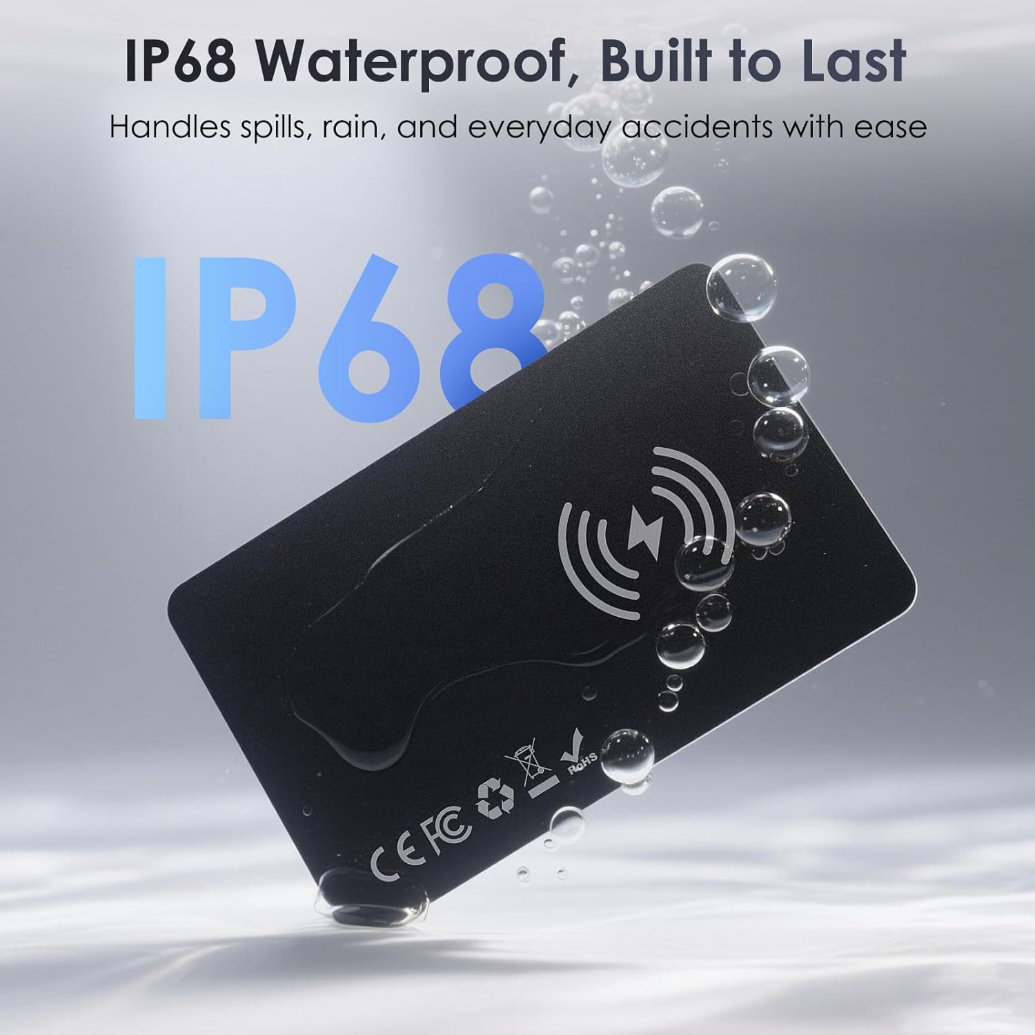 Slim Wallet Tracker Card – Apple Find My Compatible Bluetooth Item Locator