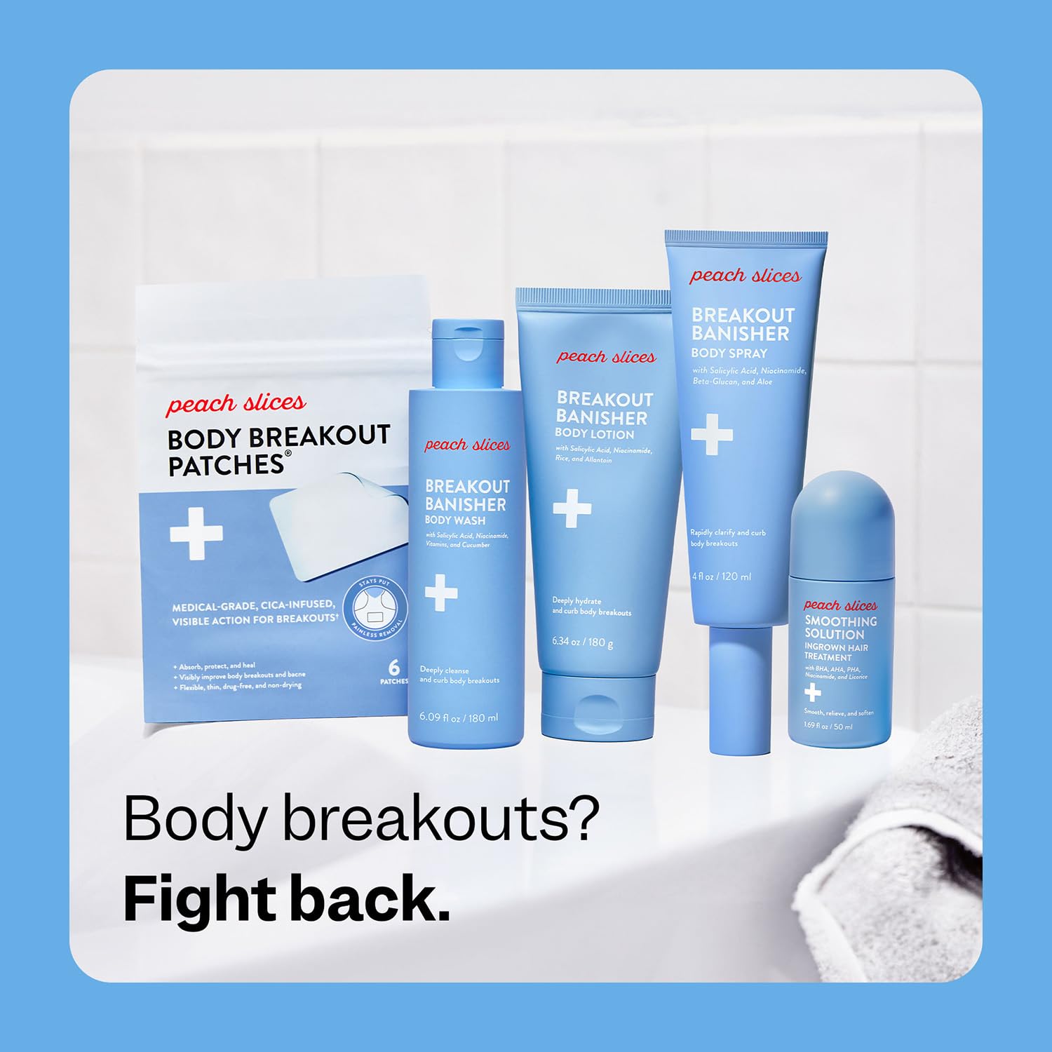 Peach Slices Ingrown Hair Treatment – Smoothing Solution with BHA, AHA & Niacinamide