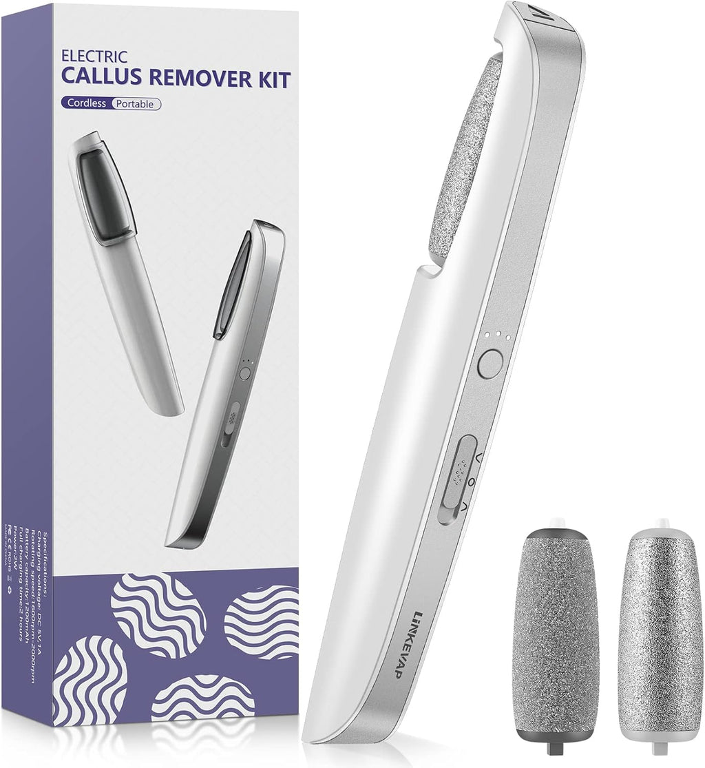 Electric Callus Remover for Feet – Professional Pedicure Foot Scrubber for Smooth Heels