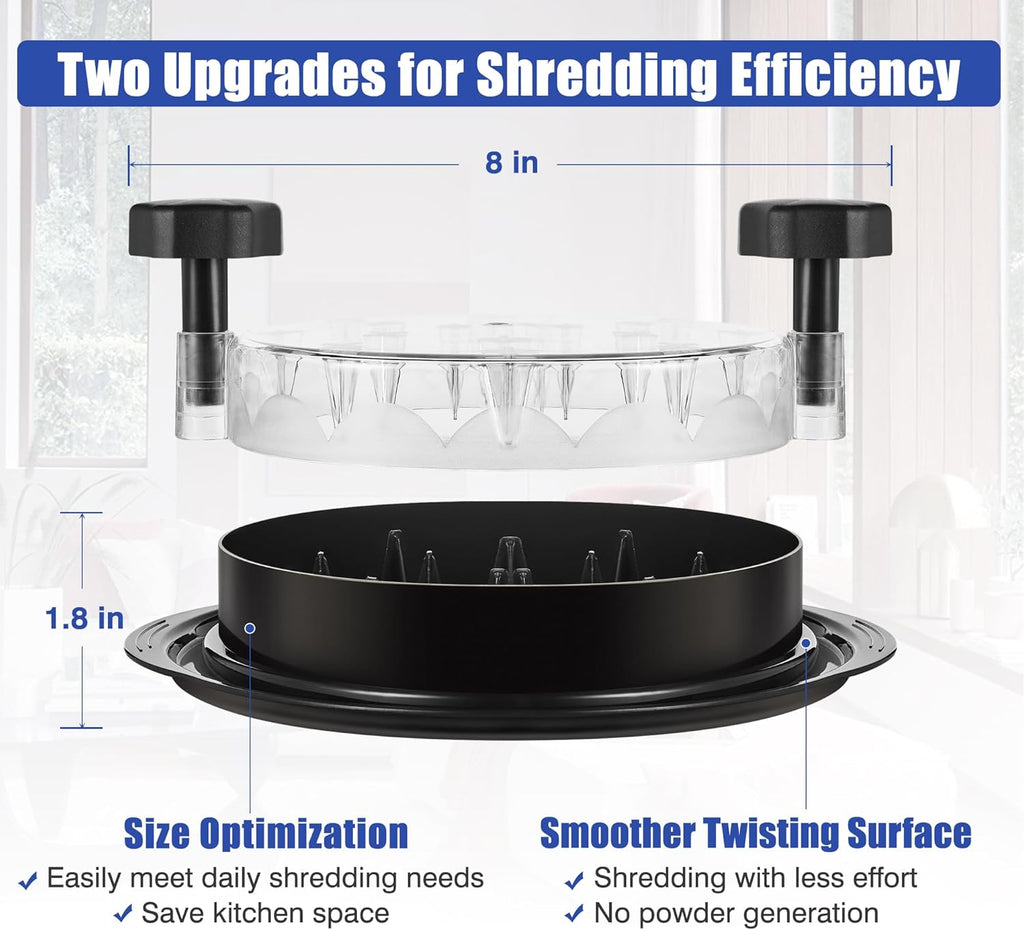 Chicken Shredder Tool – Food-Grade Twist Meat Shredder with Anti-Slip Base