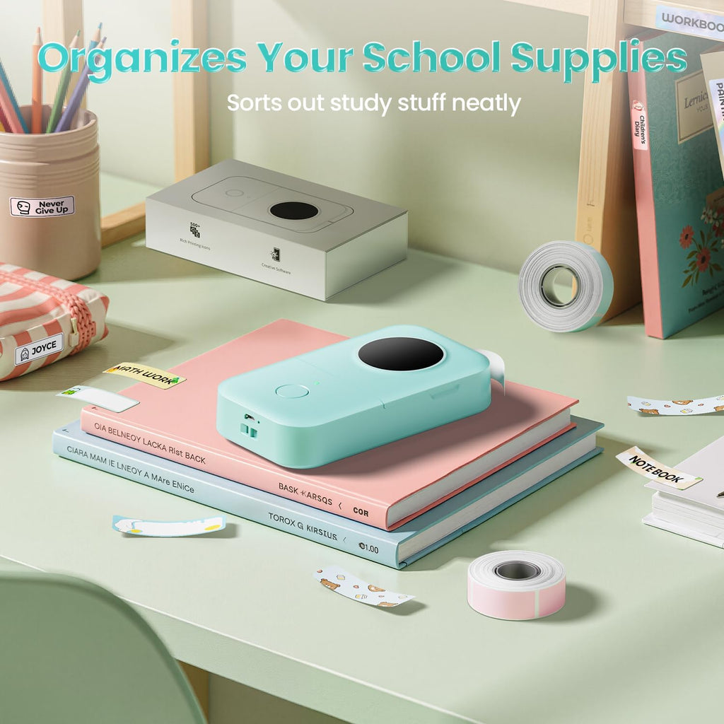 Portable Label Maker – Phomemo D30 Mini Bluetooth Thermal Printer